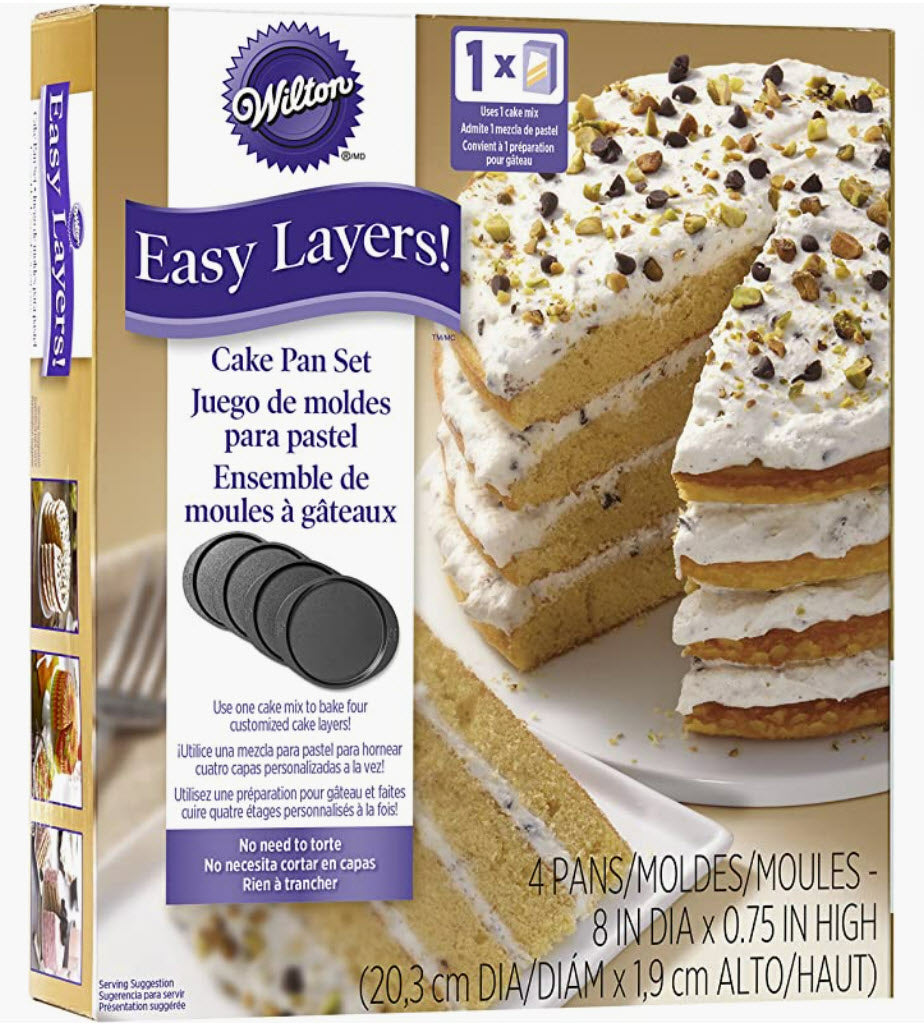 Wilton Easy Layers Round Cake Pan Set (8")