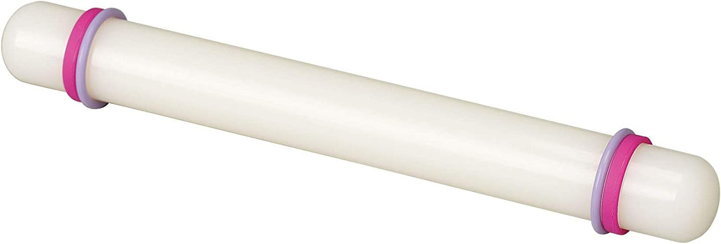 Wilton Fondant Roller, with Guide Rings - 9 inch