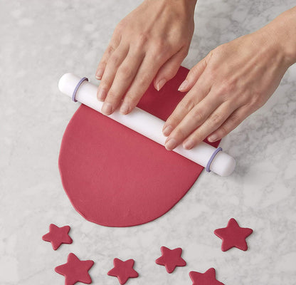 Wilton Fondant Roller, with Guide Rings - 9 inch