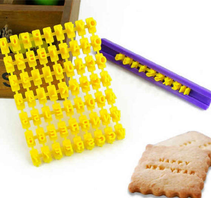 Alphabet Cookie/Biscuit Mould/ Press sets