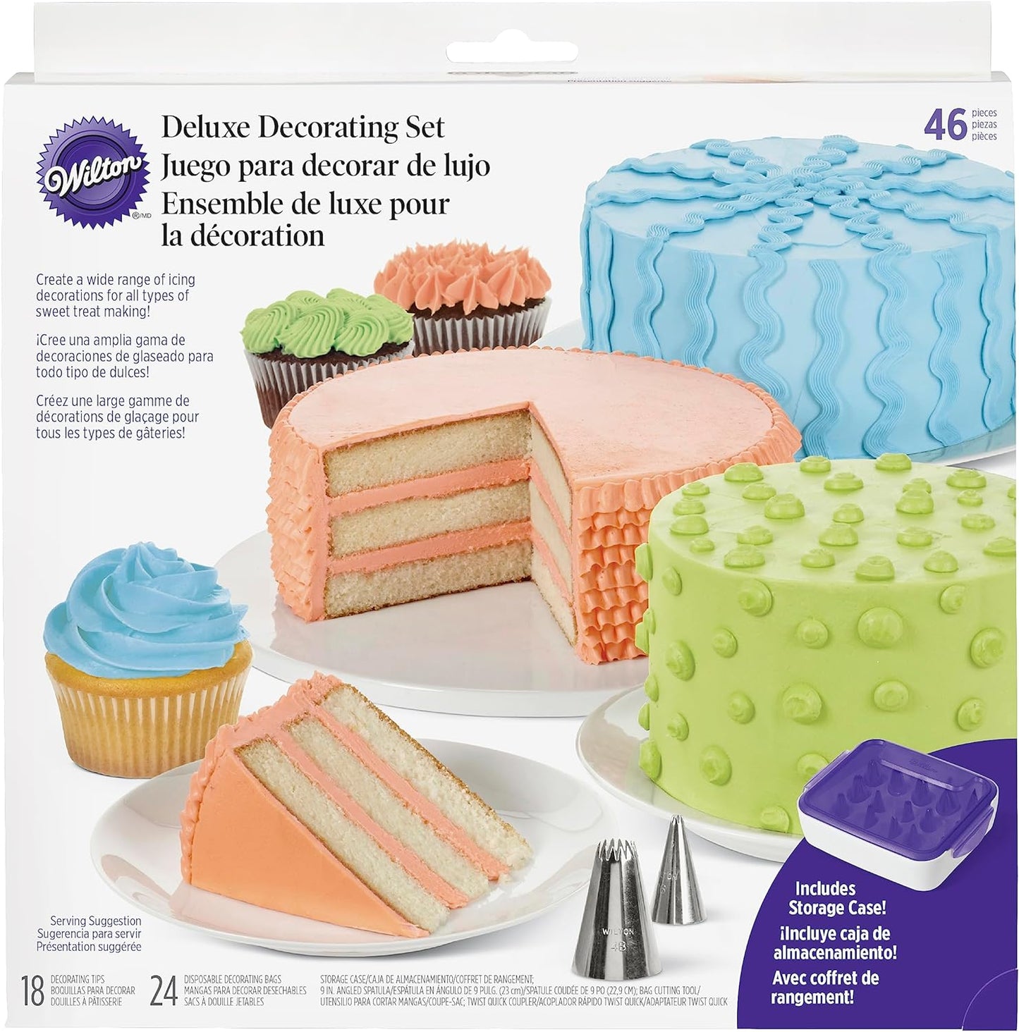Wilton Deluxe Decorating Set, 46-pcs
