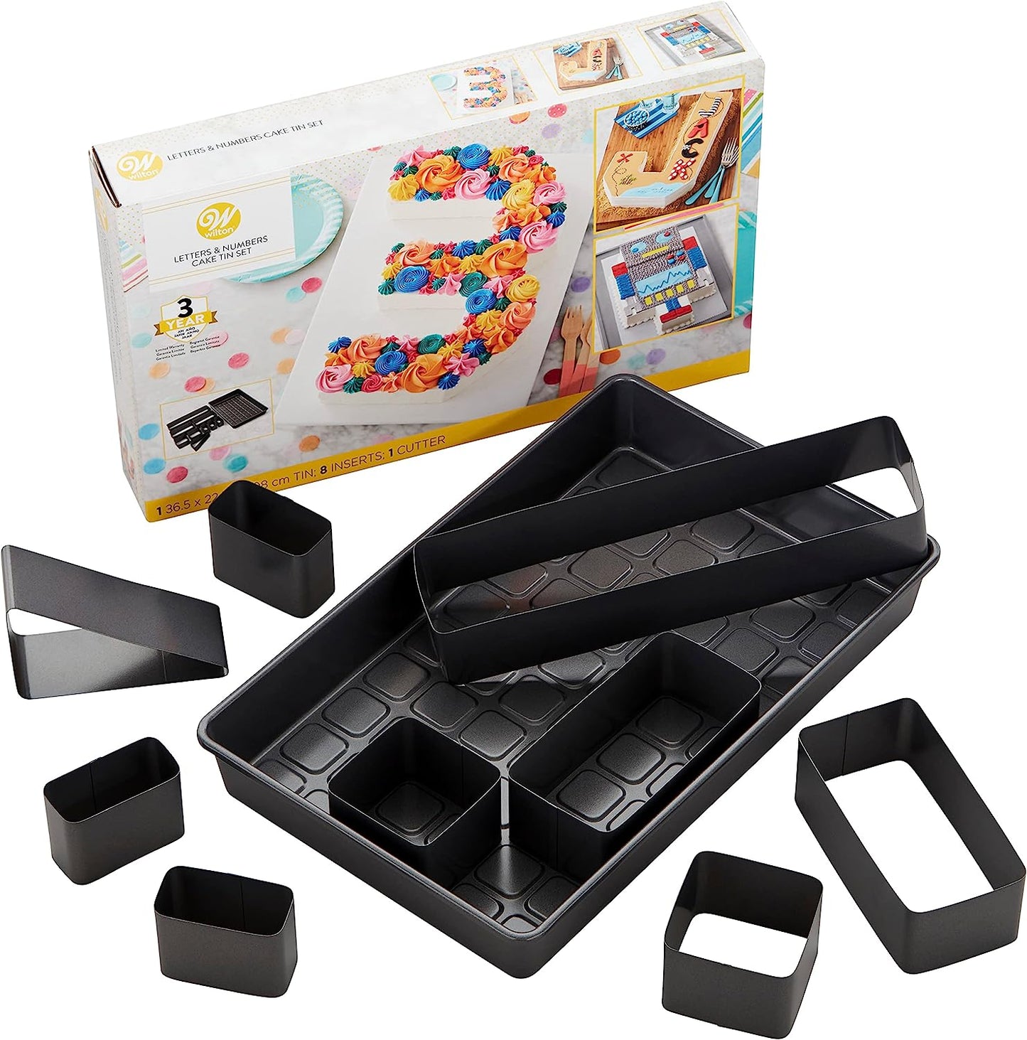 Wilton Countless Celebrations Cake Pan Set, 10-pc