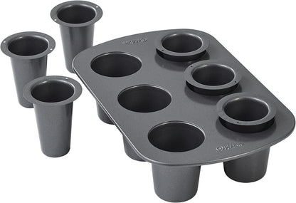 Wilton Cookie Shot Glass Pan Set, 6-cup