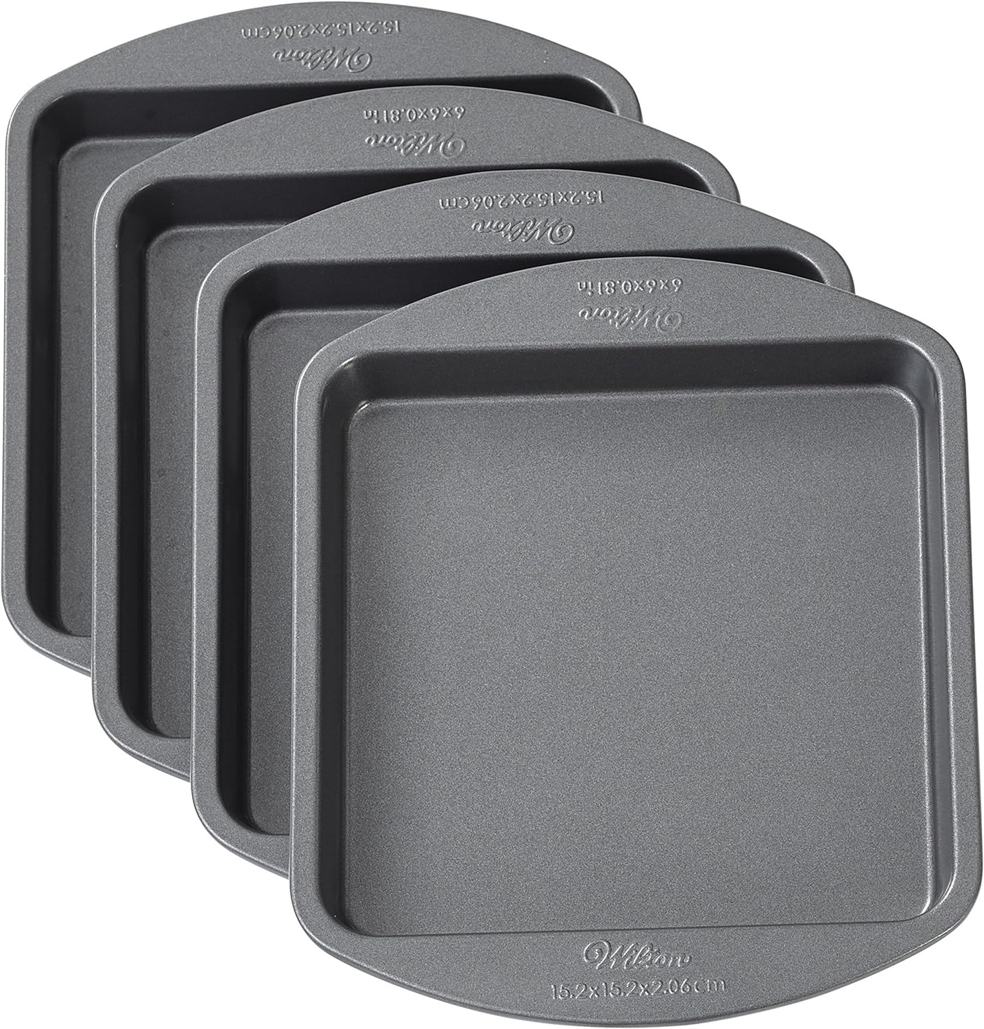 Wilton Easy Layers Cake Pan Set, 4-pc, Square
