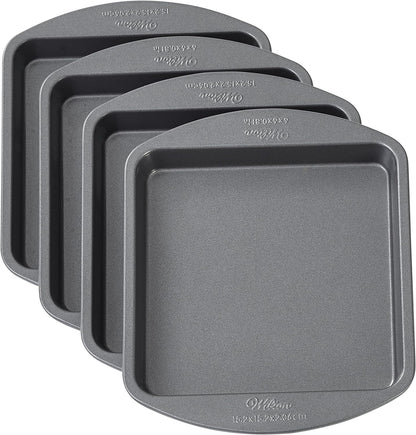 Wilton Easy Layers Cake Pan Set, 4-pc, Square