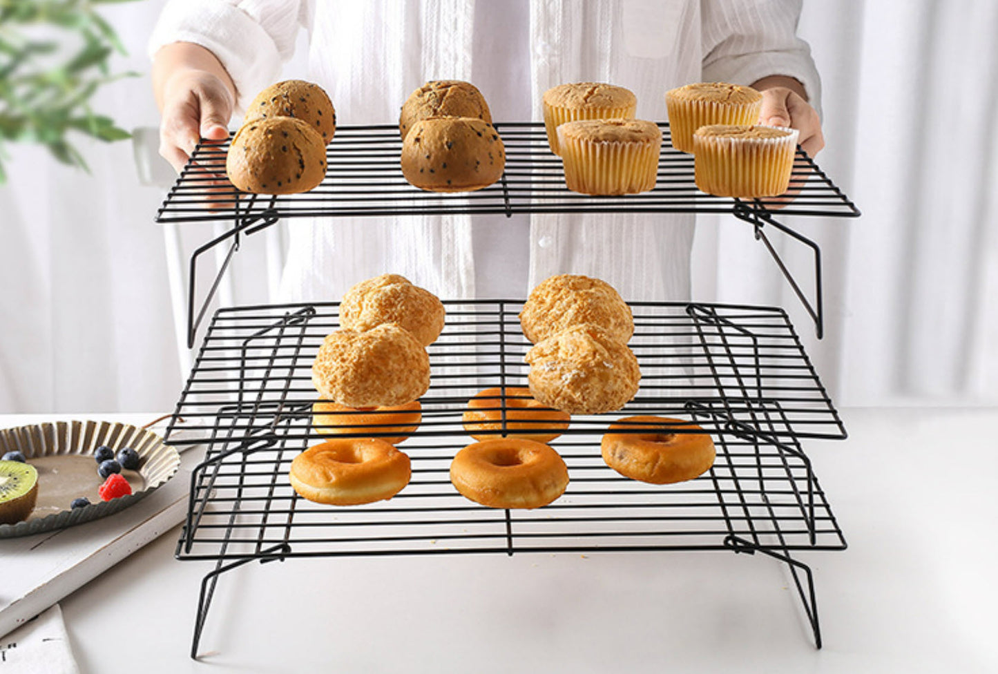 Cooling Rack Set, 3-Tier