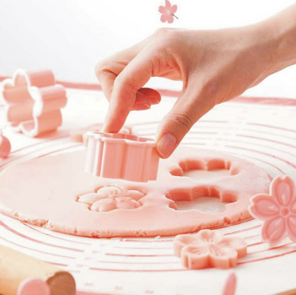 Cookie Mold set, 4pc Cherry Blossum Sakura Flowers