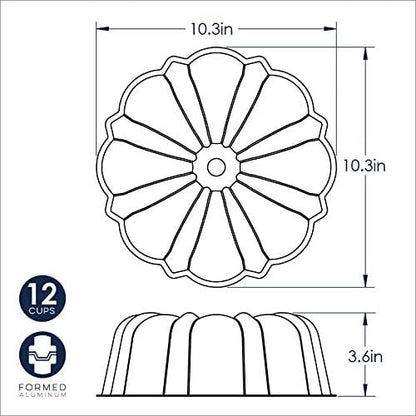 Nordic Ware Formed Bundt Pan, 12-Cup
