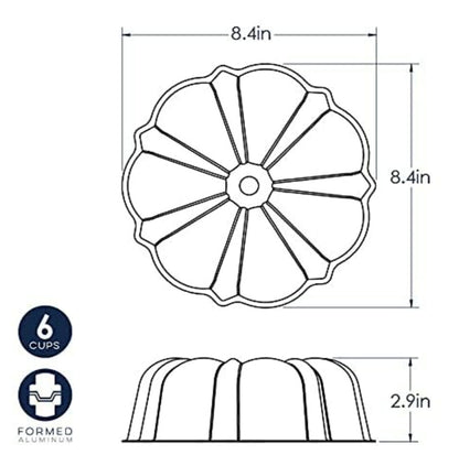 Nordic Ware Formed Bundt Pan, 6-cup