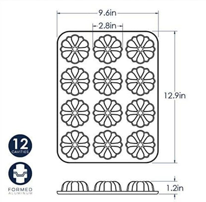 Nordic Ware Bundt Cupcake Pan, 12-cavities