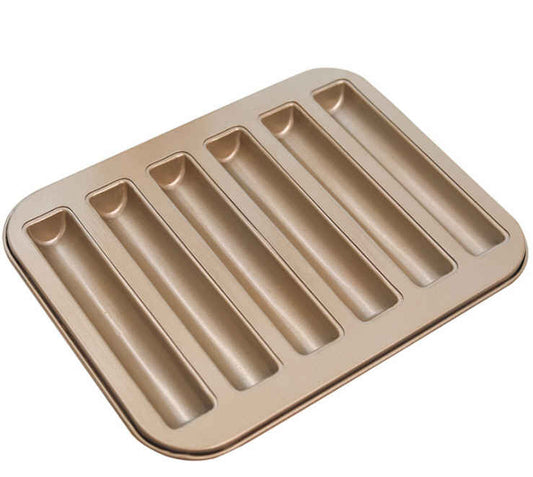 Cigar Mould Tray 6-cavities (Gold)