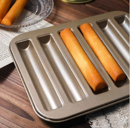 Cigar Mould Tray 6-cavities (Gold)