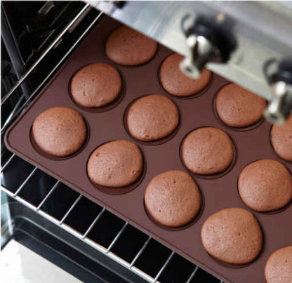Macaron Baking Mat, Square, 30 rounds