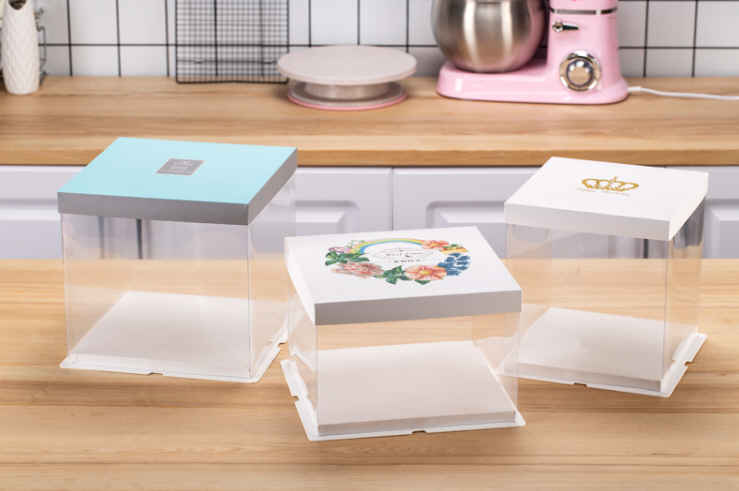 Cake Box, Square, 3-pc set