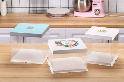 Cake Box, Square, 3-pc set