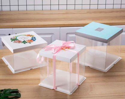 Cake Box, Square, 3-pc set
