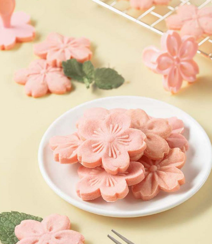 Cookie Mold set, 4pc Cherry Blossum Sakura Flowers