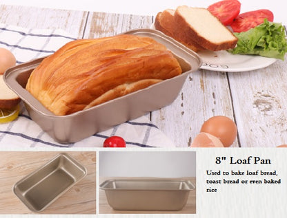 Bread Loaf Pan, 8", Pink