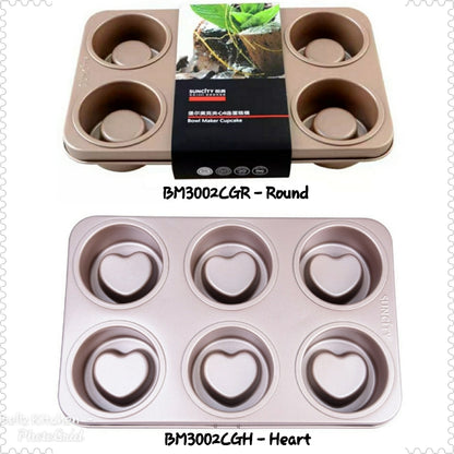 Bowl Maker Cup Cake Pan, 6-cups