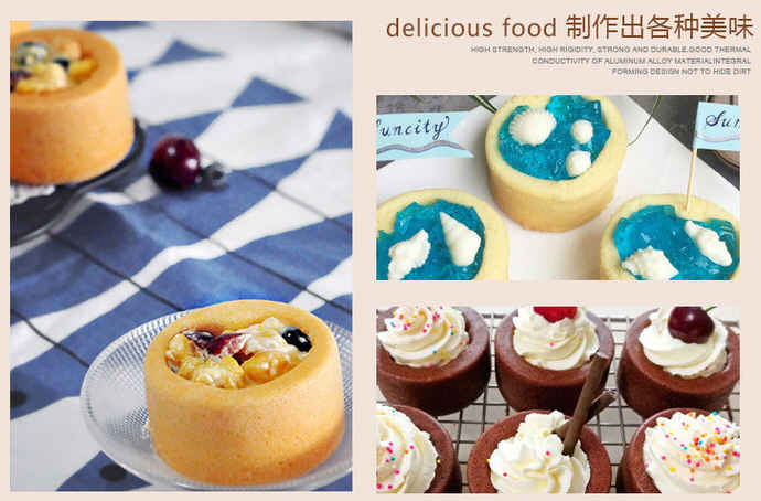 Bowl Maker Cup Cake Pan, 6-cups