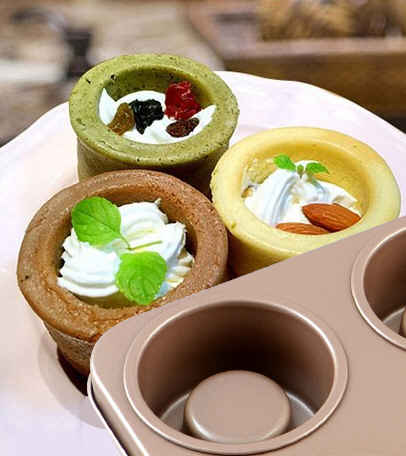 Bowl Maker Cup Cake Pan, 6-cups