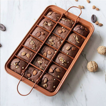 Brownie Pan, Removable Base, 18-cavities