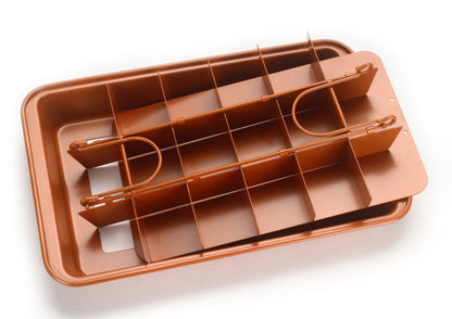 Brownie Pan, Removable Base, 18-cavities