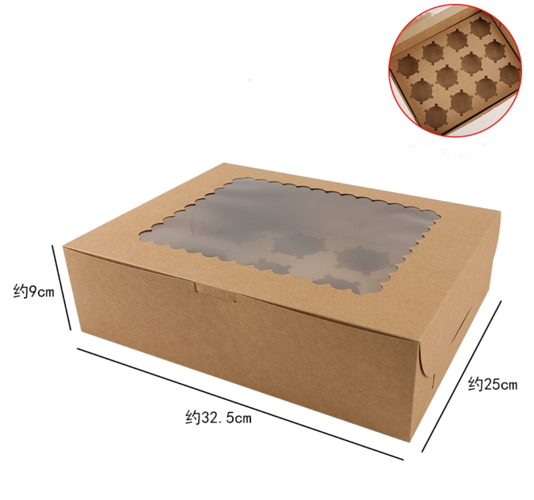 Cupcake Box, 12-cavities
