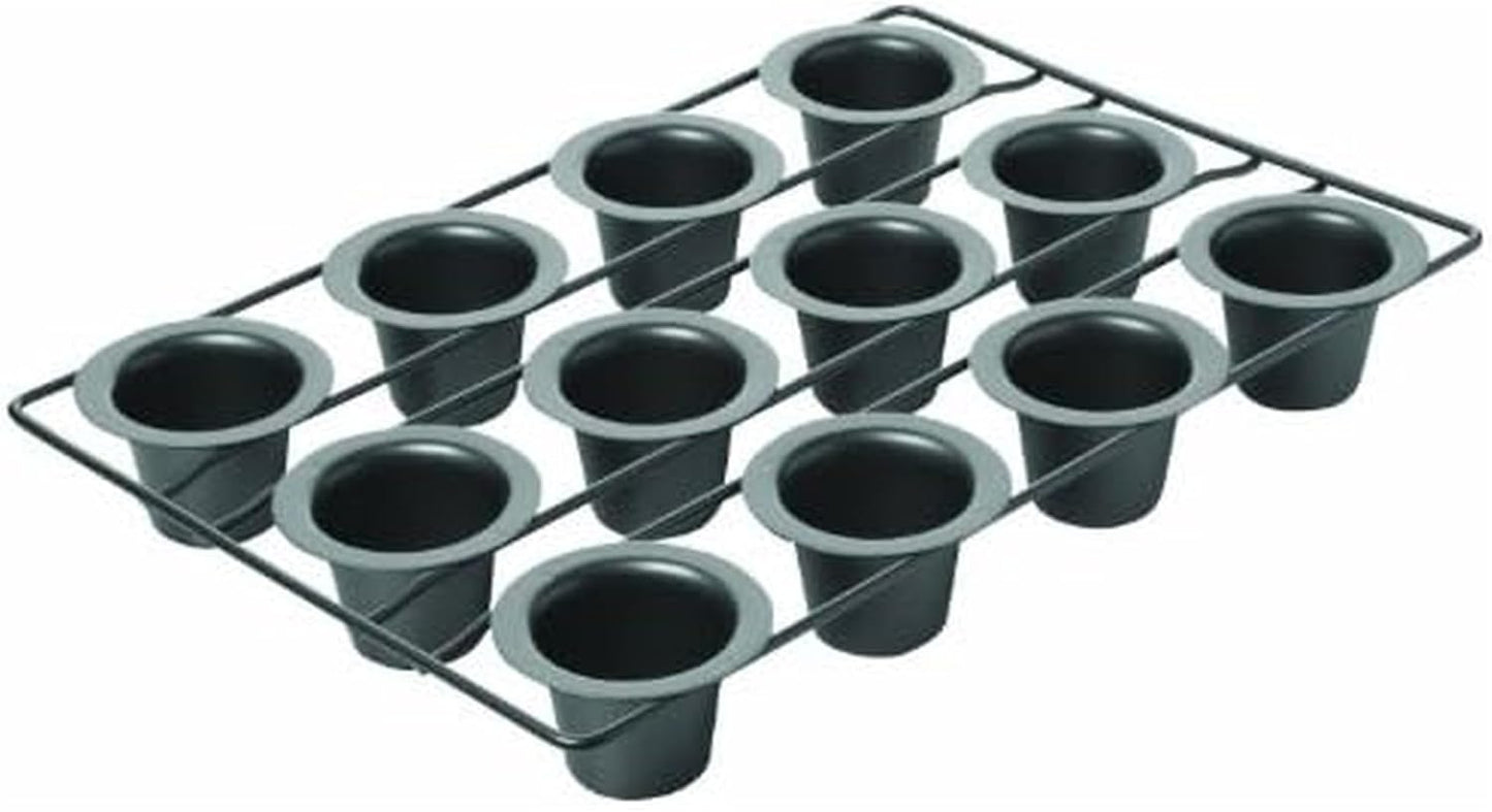 Chicago Metallic Professional Mini Popover Pan, 12-cavities