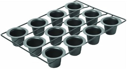 Chicago Metallic Professional Mini Popover Pan, 12-cavities
