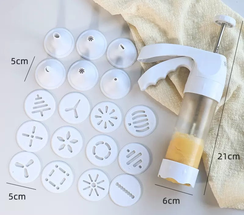 Biscuit Cookie Press Sets, 18 discs