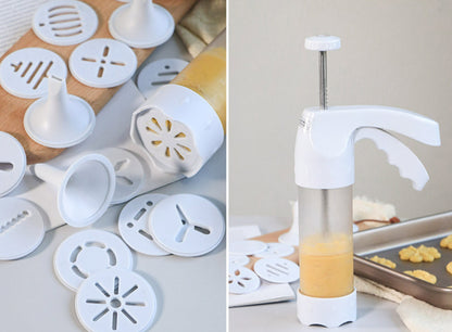 Biscuit Cookie Press Sets, 18 discs