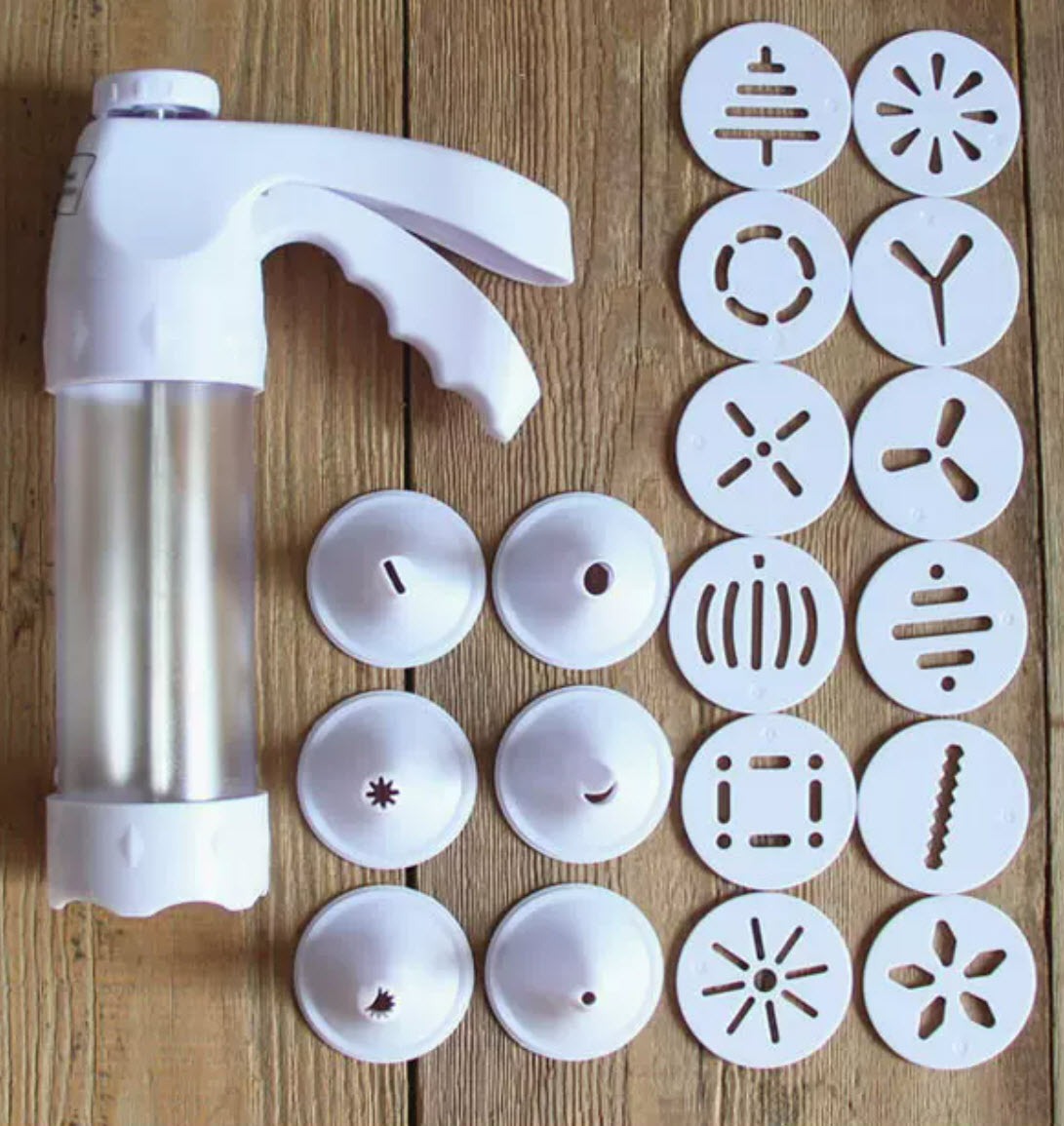 Biscuit Cookie Press Sets, 18 discs