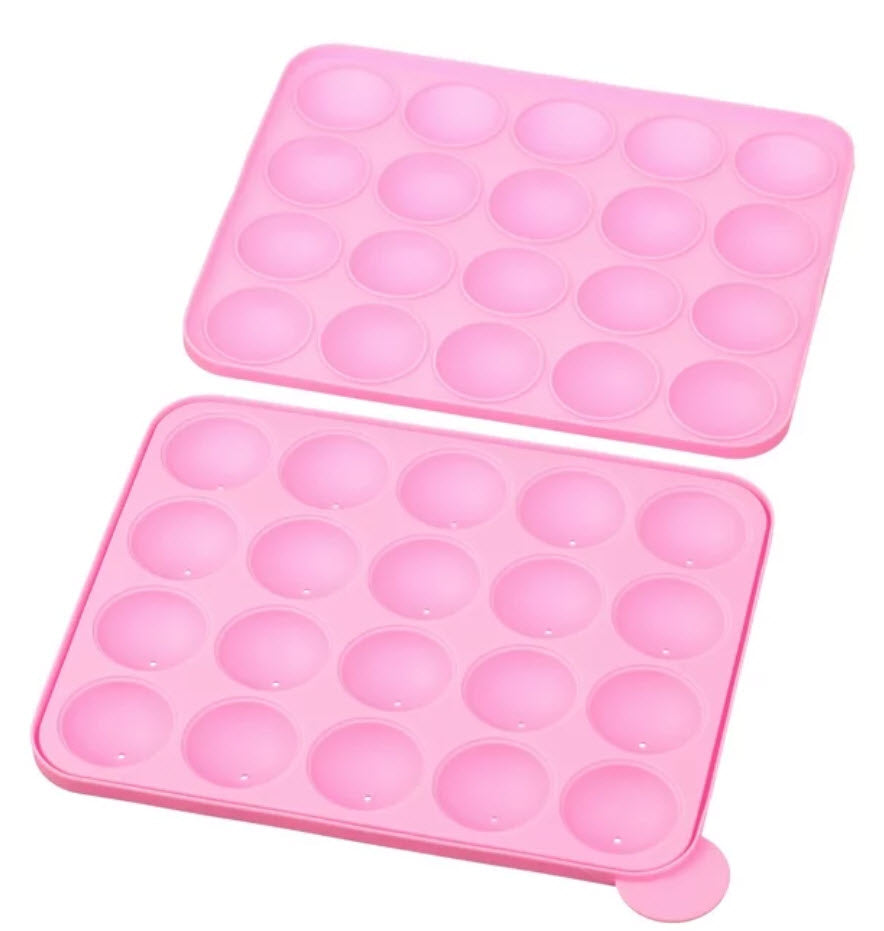 Silicone Cake Pop Mould, 20-cavities