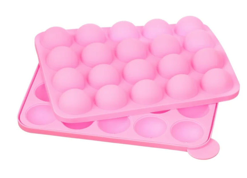 Silicone Cake Pop Mould, 20-cavities