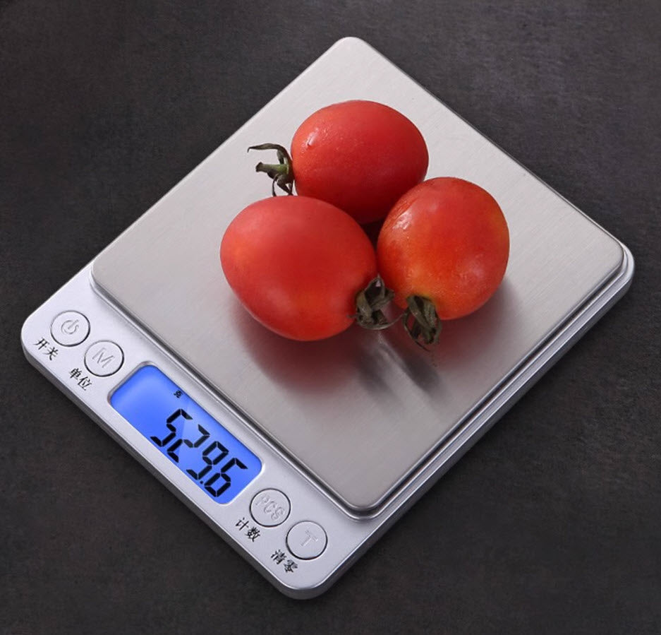 LED Electronic Digital Kitchen Scale, 3kg/0.1g