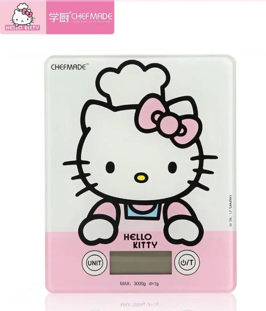 ChefMade Hello Kitty Touchscreen Precision LED Electronic Scale Tempered Glass, 5kg/1g