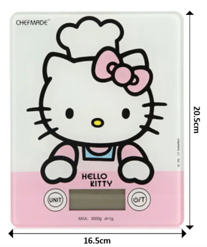 ChefMade Hello Kitty Touchscreen Precision LED Electronic Scale Tempered Glass, 5kg/1g