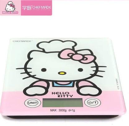 ChefMade Hello Kitty Touchscreen Precision LED Electronic Scale Tempered Glass, 5kg/1g
