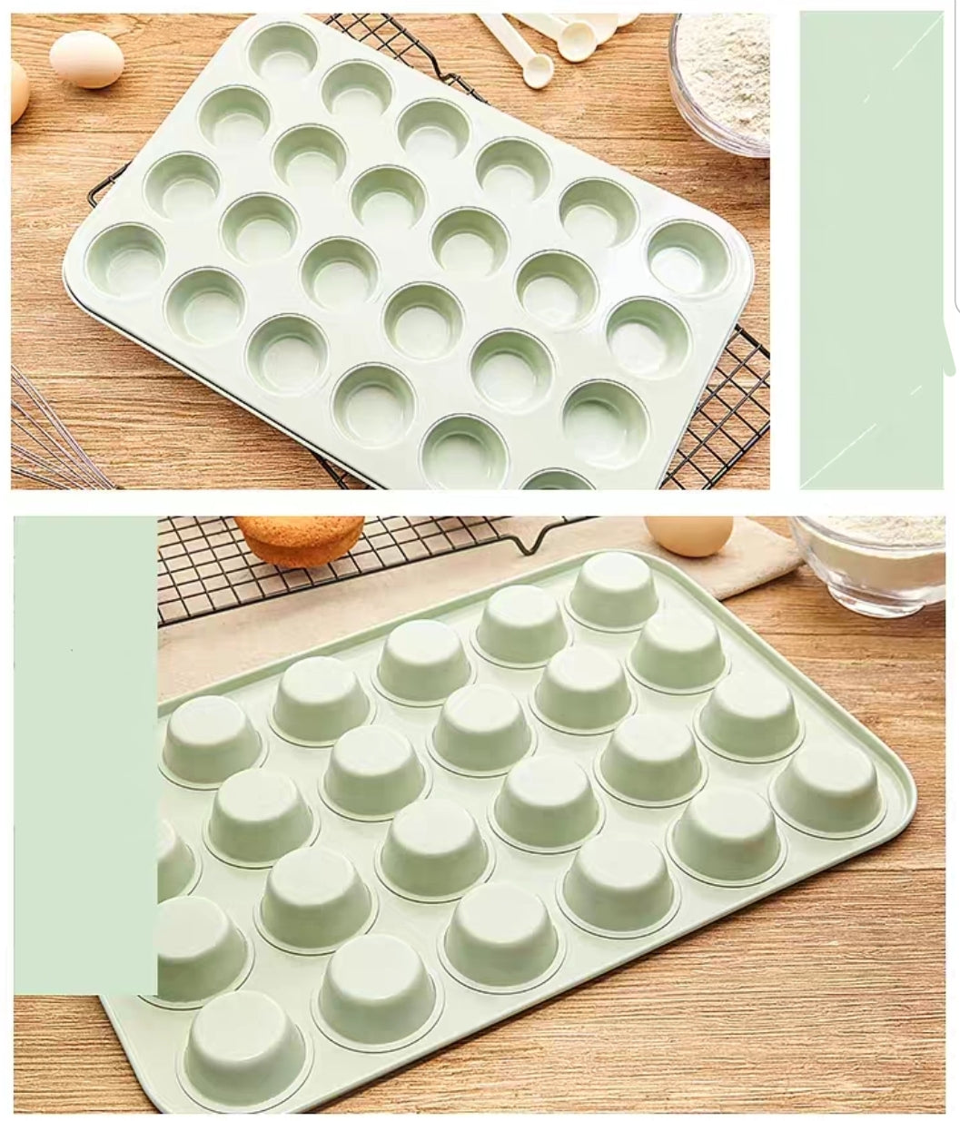 Mini Cupcake Pan, 24-cup