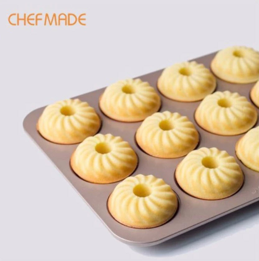 Chefmade Donut Pan, 12-cavities