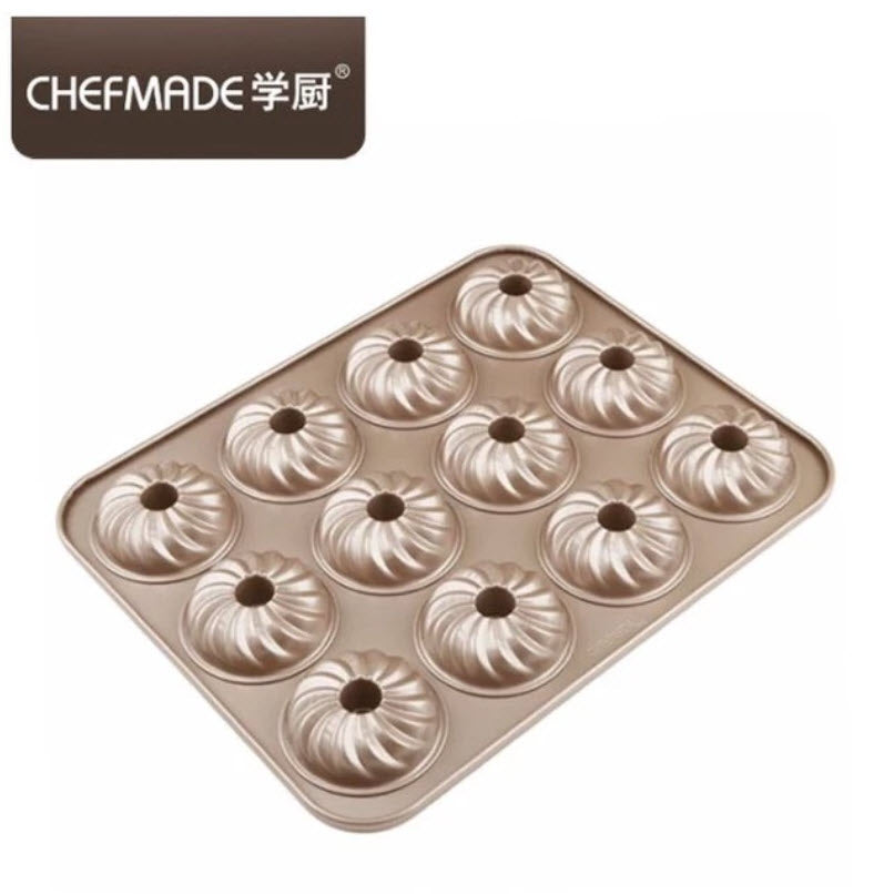 Chefmade Donut Pan, 12-cavities
