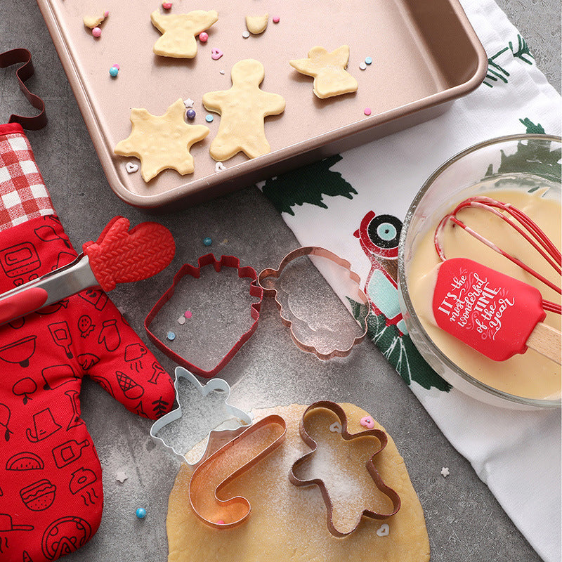 Christmas Cookie Cutters with hanger, 10-pcs