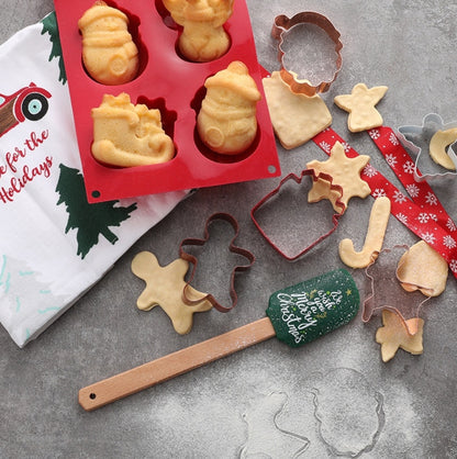 Christmas Cookie Cutters with hanger, 10-pcs